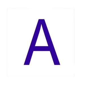 Señal Glasspack Adhesiva "A" 62x62 mm