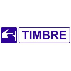Señal Glasspack Adhesiva Timbre 175x45 mm