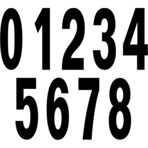 Numero Adhesivo 46x140 Nº8