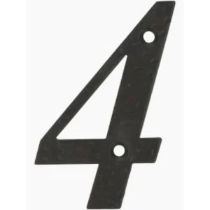 Numero 4-4" Negro Dyp