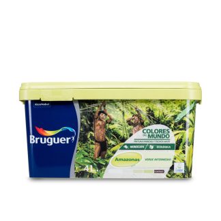 COLORES DEL MUNDO AMAZONAS VERDE INTERMEDIO 4 LT