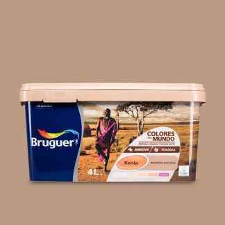 COLORES DEL MUNDO KENIA MARRON NATURAL 4 LT