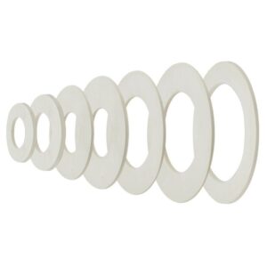 Junta Goma Plana Blanca 3/4"