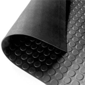Pavimento Circulos Negro 1mt X 1mt 3 Mm