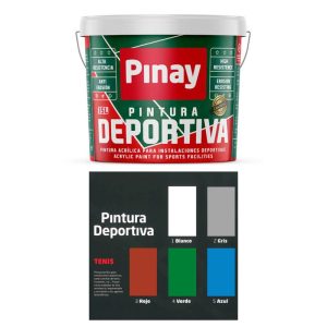 PINTURA SUELO GRIS TENIS 4 LTR