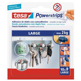 POWERSTRIPS TIRAS AUTOADHESIVA DOBLE CARA LARGE MAX. 2 KG.