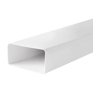 TUBO EXTRACION AIRE RECTANGULAR BLANCO 55X110X1500 MM