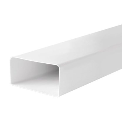 TUBO EXTRACION AIRE RECTANGULAR BLANCO 55X110X1500 MM