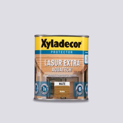 LASUR EXTRA AQUATECH MATE ROBLE 750ML