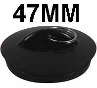TAPON GOMA NEGRO FREGADERO 47MM
