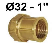 Enlace Rosca Hembra 32-1" Laton Fitting