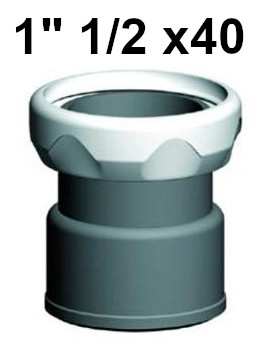 ENLACE MIXTO PVC 1"1/2 X 40