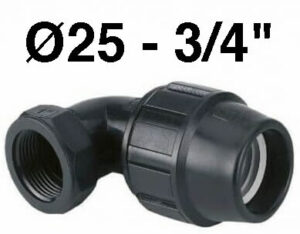 Codo Hembra 25-3/4 Fitting