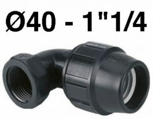 Codo Hembra 40-1 1/4 Fitting