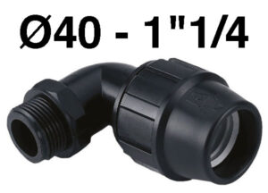 Codo Macho 40-1 1/4 Fitting