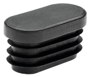 Contera Ovalada Int. 30x15mm  Negra