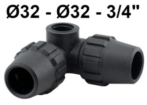 Codo 3 Salidas 32-32-3/4 Fitting