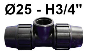 Te Derivacion Hembra 25 - 3/4 Fitting