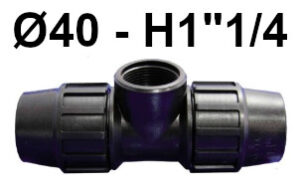 Te Derivacion Hembra 40 - 1 1/4 Fitting