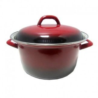 OLLA RECTA CON TAPA VOLCAN 28 CMS.