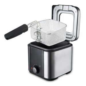 Freidora Inox 900w Tapa Cristal 1,0 Litro Küken