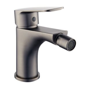 Monomando Bidet Coral Titanio Mate