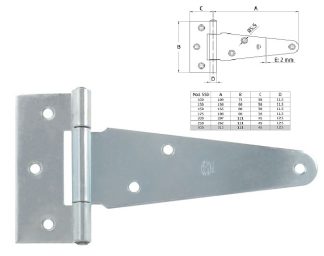 BISAGRA 550-300MM ZINCADA