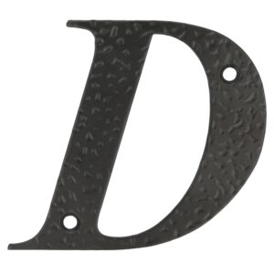 Letra D 100x97 Mm Acero Negro (D)
