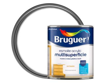 BRUGUER ACRYLIC SATINADO BLANCO PERMANENTE 250 ML