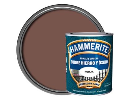 HAMMERITE ESMALTE METALICO FORJA MARRON 750 ML