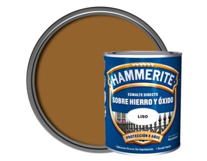 HAMMERITE ESMALTE METALICO LISO BRILLANTE COBRE 750 ML