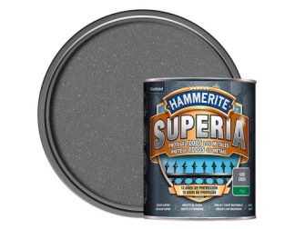 HAMMERITE (SUPERIA) LISO EFECTO FORJA GRIS 750 ML