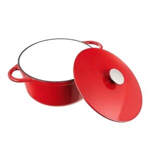 Cocotte Redonda Roja 24x11,50 Cm