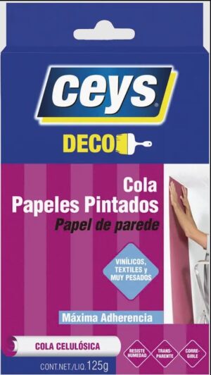 Ceys Cola Papel Pintado "Lmp" 125gr.