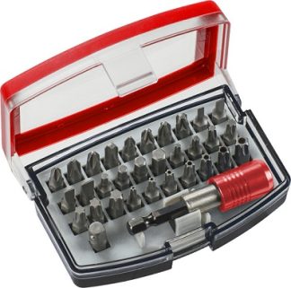 JUEGO 32 PUNTAS 1/4" SURTIDAS KWB