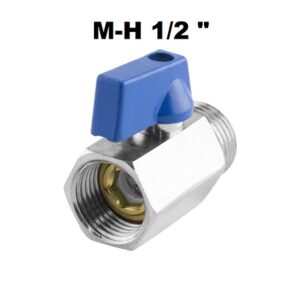 Valvula Esfera Metal Mini M-h 1/2 "