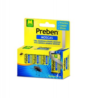 Tira Atrapa Moscas Preben (4 Uds)