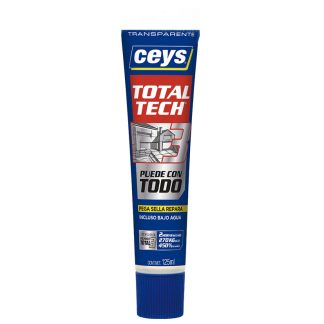 CEYS ADHESIVO SELLADOR TOTAL TECH 125ML TRANSPARENTE