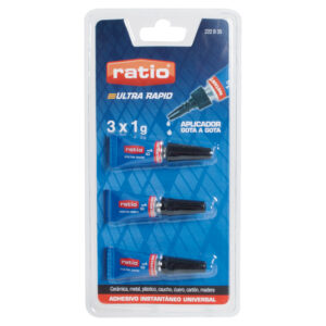 Super Glue 3x1gr. Ratio ÇÇ
