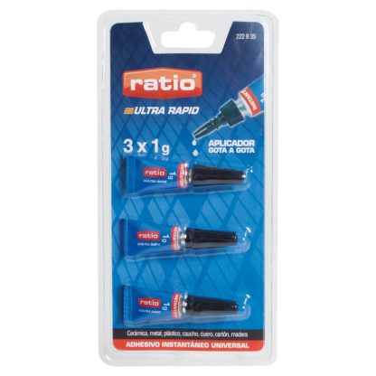 SUPER GLUE 3X1GR. RATIO ÇÇ