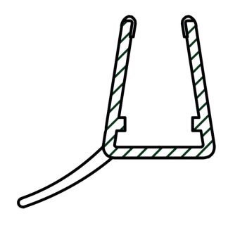 PERFIL 2 METR.VIERTEAGUA CENTRAL  6/8MM