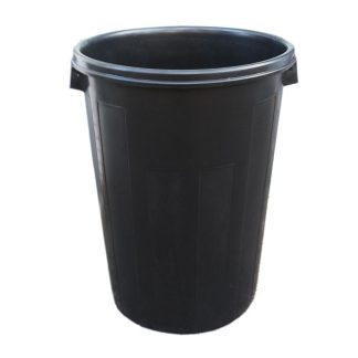 CUBO BASURA COMUNIDAD 95L. NEGRO SIN TAPA