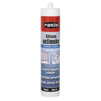 SILICONA COCINAS Y BAÑOS RATIO 300 ML BLANCA ÇÇ