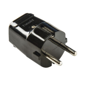 Clavija Frontal 4.8mm Tt 16a-250v Negro