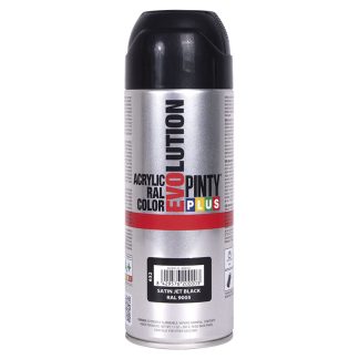 PINTURA SPRAY ACRILICA NEGRO SATININADO 400ML