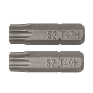 PUNTAS 25MM.TORX SEG.T25 JGO.2 RATIO