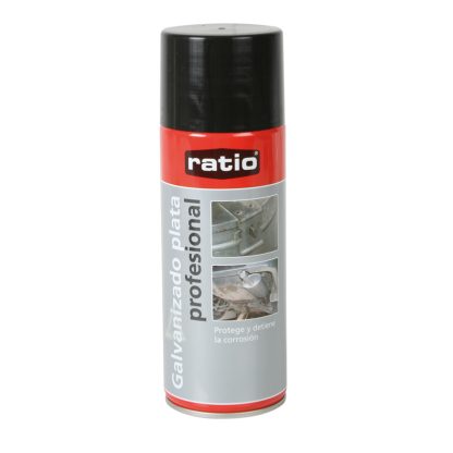 PINTURA SPRAY GALVANIZADO PLATA 400 ML.