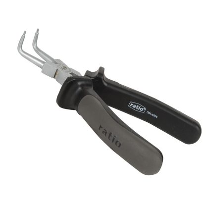 ALICATE ARANDELAS EXTERIOR BOCA CURVA 175MM.