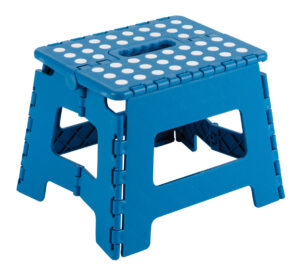 Taburete Plegable 29x22x27 Azul