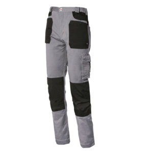 Pantalon Algodón Elástico Con Bolsillos Laterales Talla L